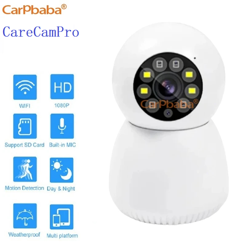 Home Security Box - CARPBABA CareCamPro-cámara IP WIFI de 3MP,