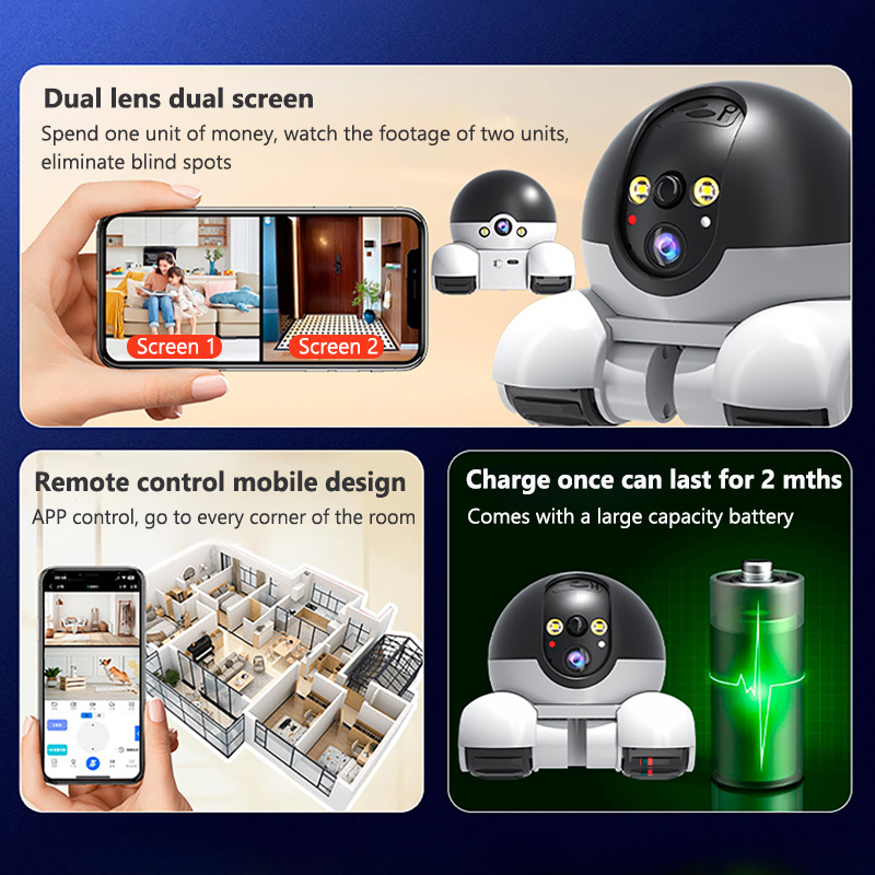 Cámara Robot WIFI de 128GB, le - Home Security Robot reseña y precio