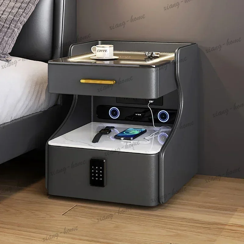 Mesa de noche LS, cómoda, con  - Home Security America reseña y precio
