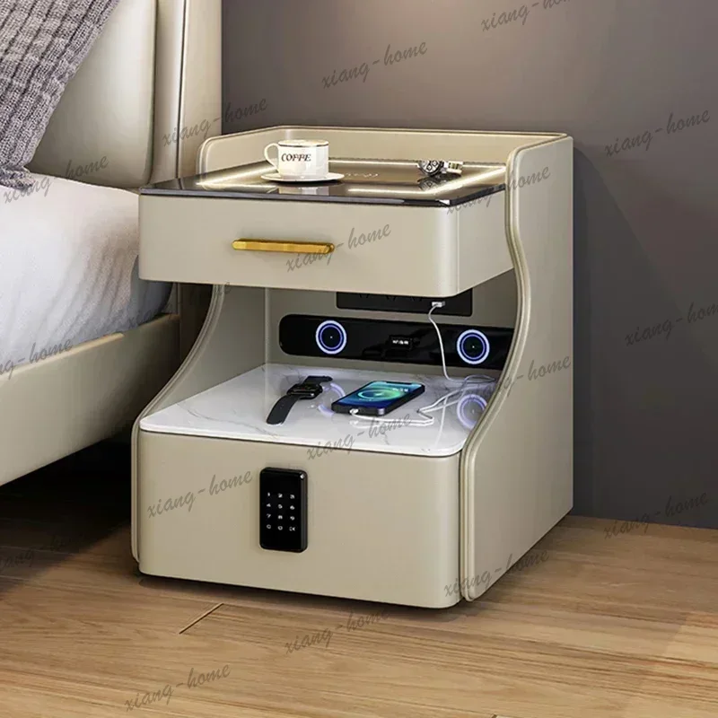 Mesa de noche LS, cómoda, con  - Home Security America reseña y precio