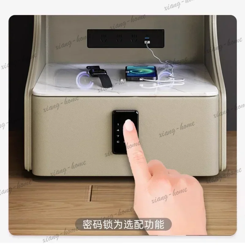 Mesa de noche LS, cómoda, con  - Home Security America reseña y precio