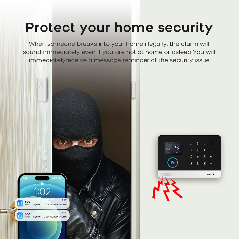 Sistema de alarma de casa inal - Home Security Front Door Camera reseña y precio