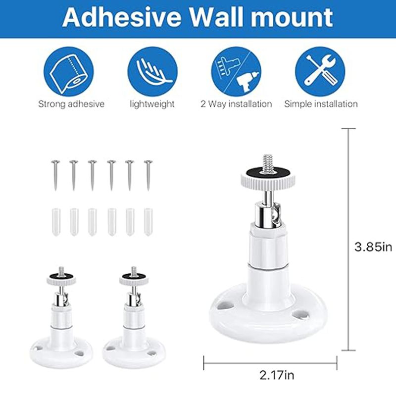 2 paquetes de soporte de pared - Eufy Camera E220 reseña y precio