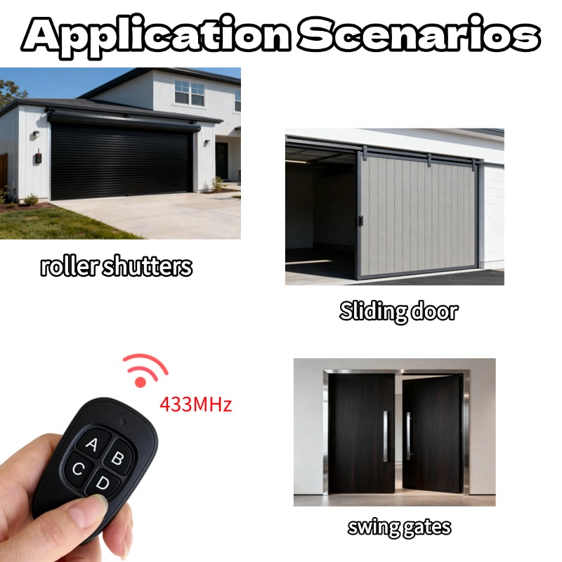 Control Remoto de 433MHz, Cont - Home Security Front Door Camera reseña y precio