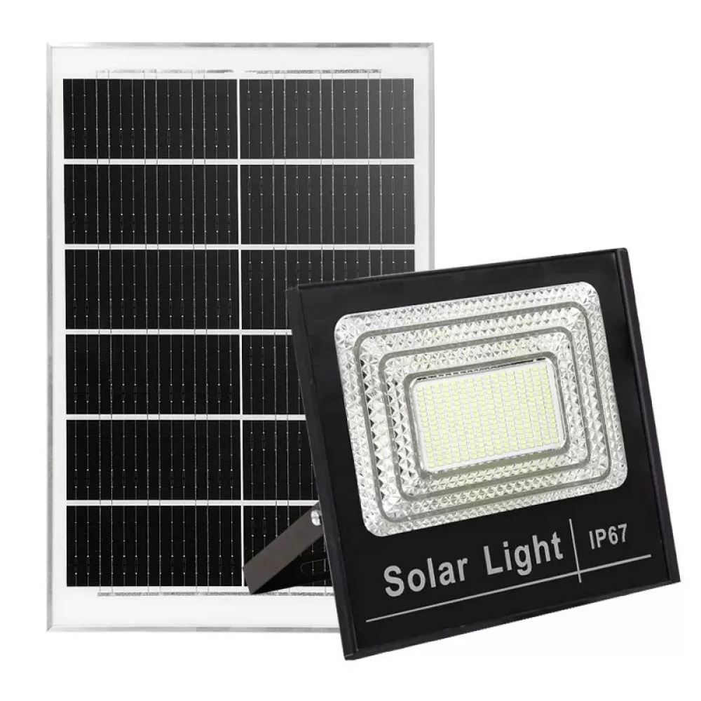 Lámpara solar LED de alta efic - Home Security Flood Lights reseña y precio