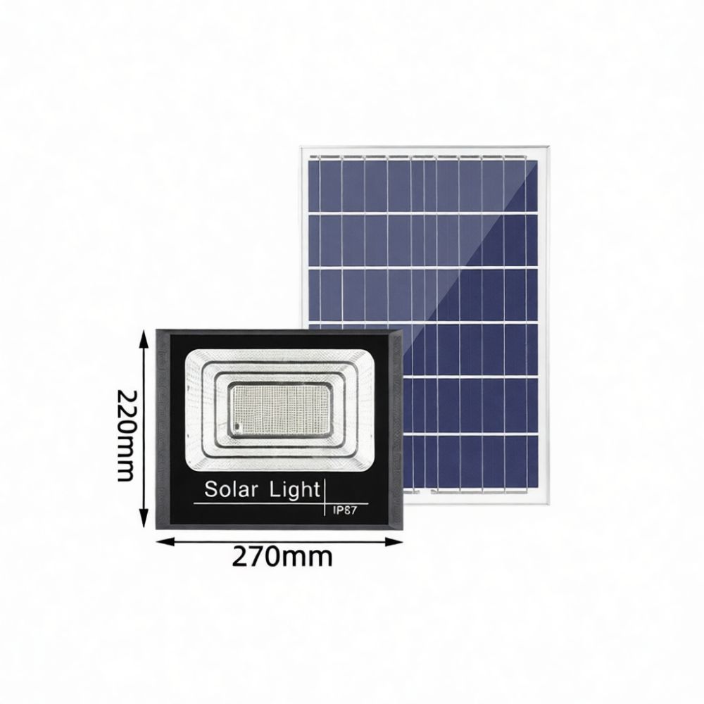 Lámpara solar LED de alta efic - Home Security Flood Lights reseña y precio