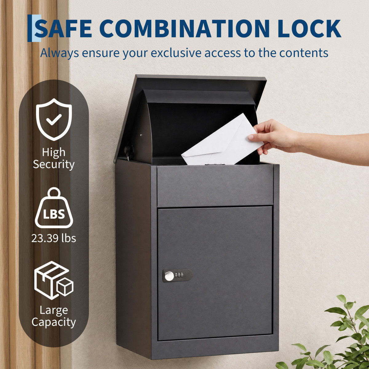 Caja de entrega de paquetes co - Home Security Box reseña y precio